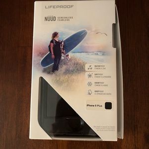 NUUD LIFEPROOF Case iPhone 8 Plus Black